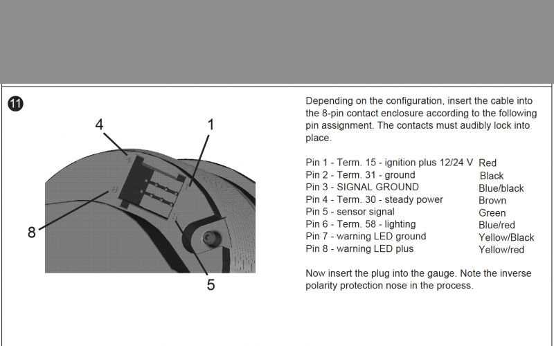 Marine Engine Oil Pressure Gauges 10Bar